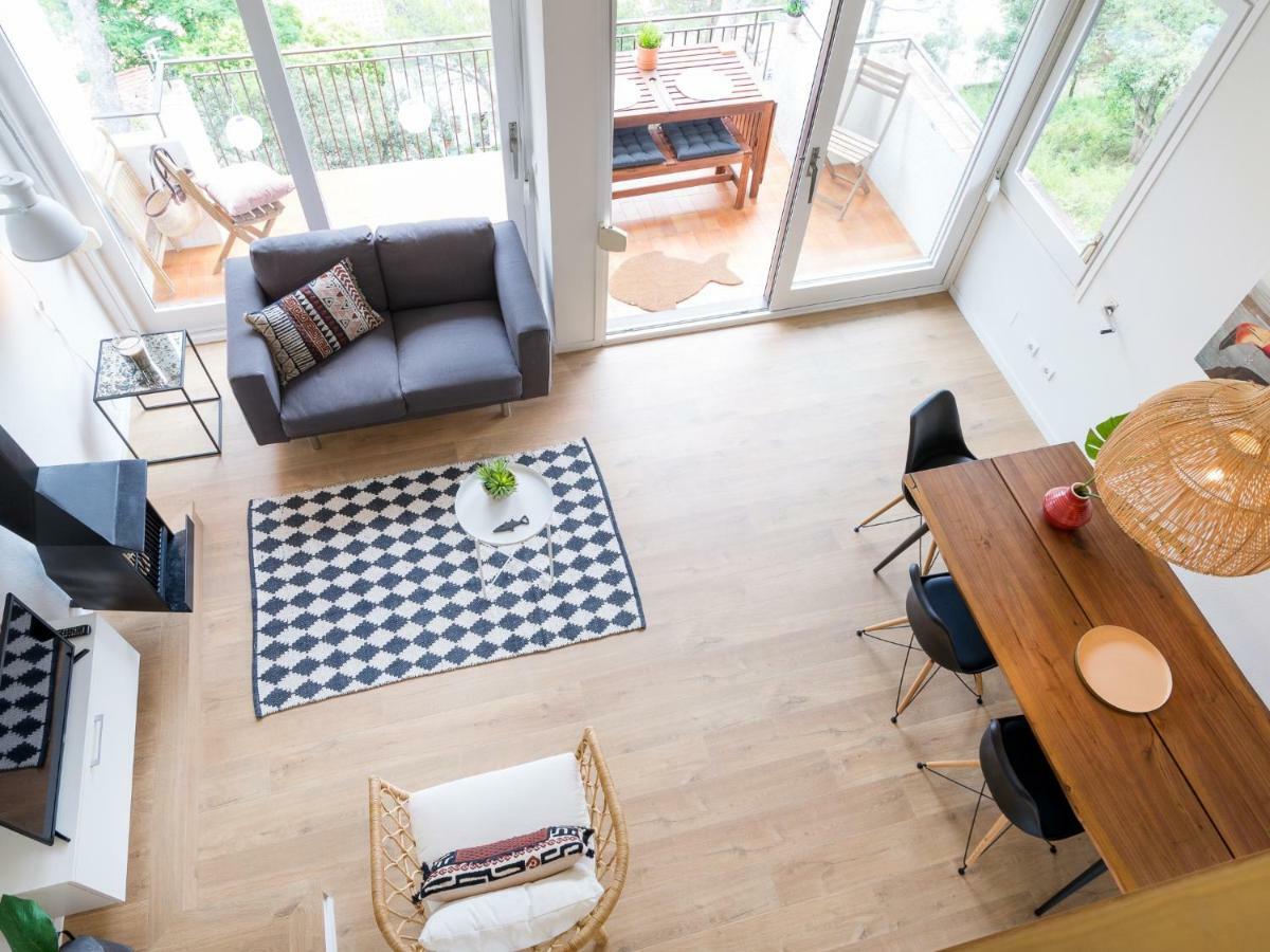 La Vie En Rouge Sa Riera Duplex, Private Parking Apartment Begur Bagian luar foto
