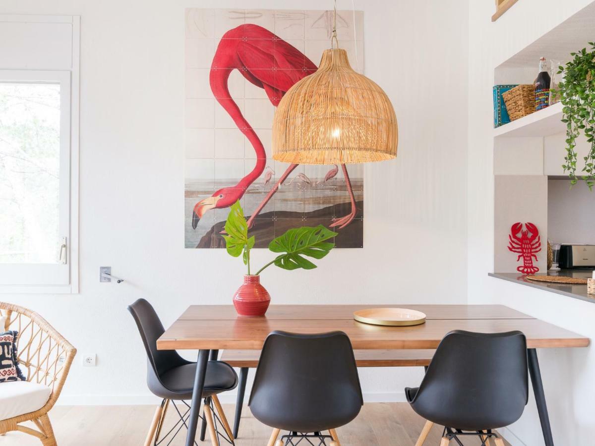 La Vie En Rouge Sa Riera Duplex, Private Parking Apartment Begur Bagian luar foto
